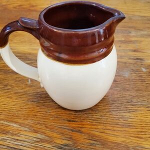 McCoy Pitcher 1271 Brown and Cream